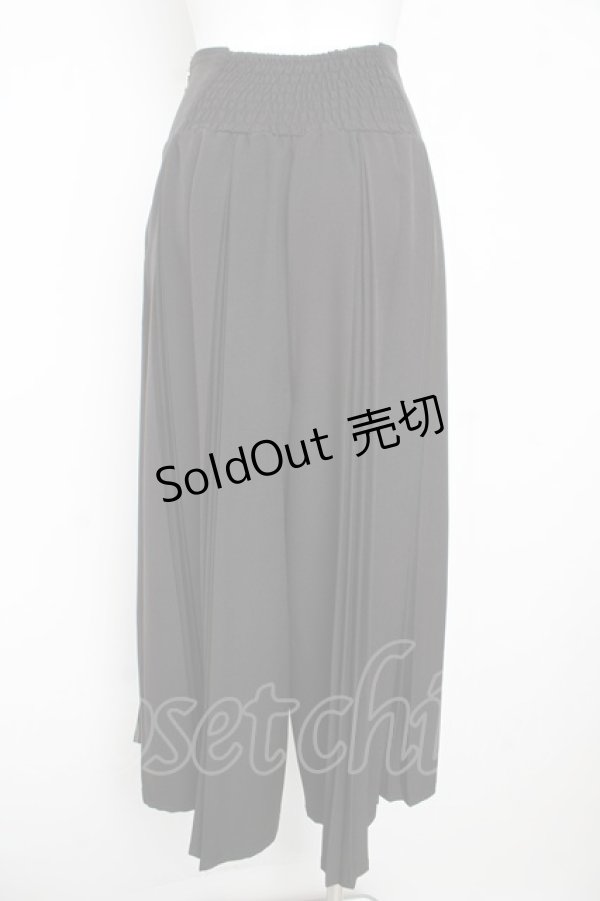 画像2: Rozen Kavalier / プリーツ袴ワイドパンツ  黒 Y-26-02-13-148-OO-PA-SZ-ZY (2)