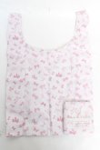 画像1: Maison de FLEUR / リボンプリントエコバッグ F ピンク Y-26-02-13-021-LO-BG-SZ-ZY (1)