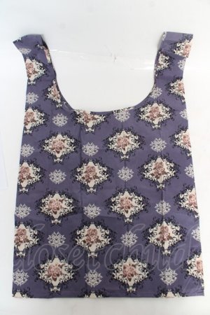 画像: axes femme / アーカイブ薔薇柄エコバッグ  パープル Y-26-02-13-022-AX-BG-SZ-ZY