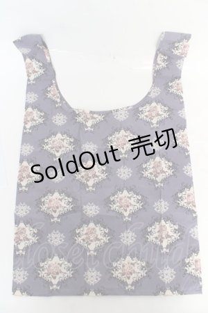 画像: axes femme / アーカイブ薔薇柄エコバッグ  パープル Y-26-02-13-022-AX-BG-SZ-ZY