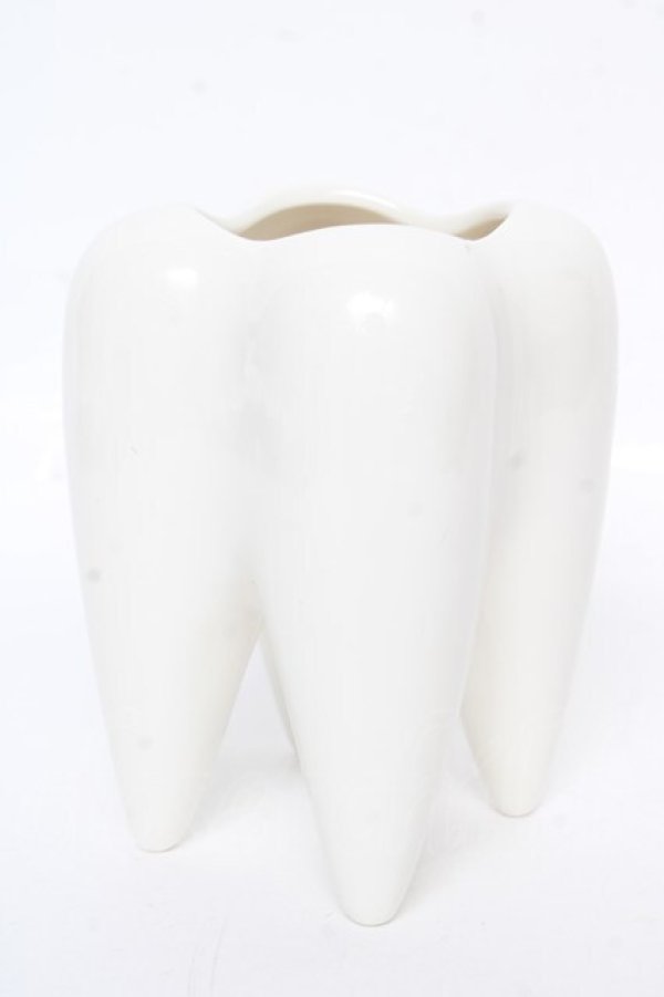 画像2: Q-pot. / TOOTH型　歯ブラシスタンド  ホワイト Y-26-02-13-026-QP-ZA-SZ-ZY (2)