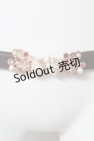 画像: axes femme / スウィートベリー細ゴムベルト  ピンク Y-26-02-13-027-AX-ZA-SZ-ZY