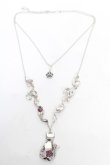 画像2: axes femme / 猫モチーフ×リボンネックレス F シルバー Y-26-02-13-003-AX-AC-SZ-ZY (2)