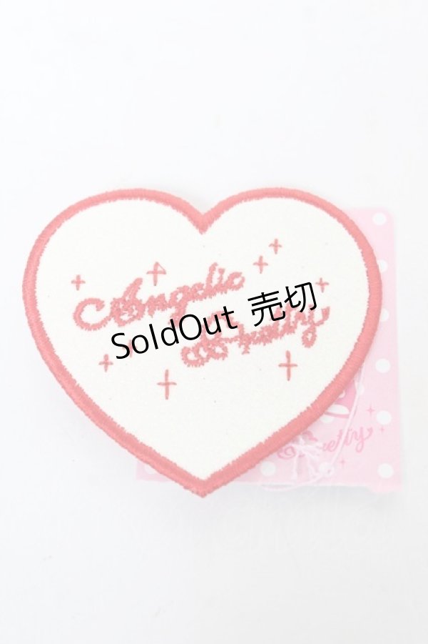 画像1: Angelic Pretty / Love Heart　gritter クリップ  ホワイト×レッド Y-26-02-13-030-AP-AC-SZ-ZY (1)