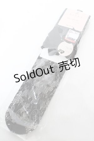 画像: m petit by misako / AMOVKNIバラリボン 23-25cm 中黒 Y-26-02-13-035-LO-ZA-SZ-ZY