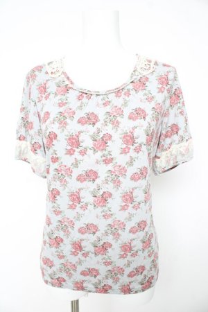 画像: axes femme / 花柄インナープルオーバー M グレー Y-26-02-15-052-AX-TO-IG-ZY