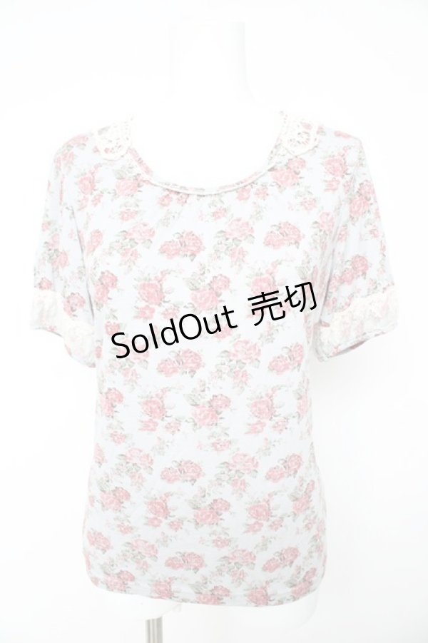 画像1: axes femme / 花柄インナープルオーバー M グレー Y-26-02-15-052-AX-TO-IG-ZY (1)