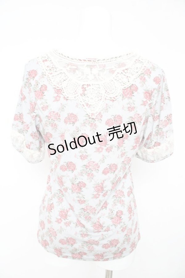 画像2: axes femme / 花柄インナープルオーバー M グレー Y-26-02-15-052-AX-TO-IG-ZY (2)