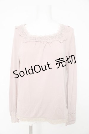 画像: axes femme / ブレードインナープルオーバー L ピンク Y-26-02-15-054-AX-TO-IG-ZS