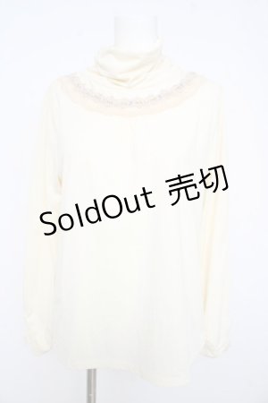 画像: axes femme / ハシゴレース使いタートル Ｌ 生成り Y-26-02-15-006-AX-TO-IG-ZI