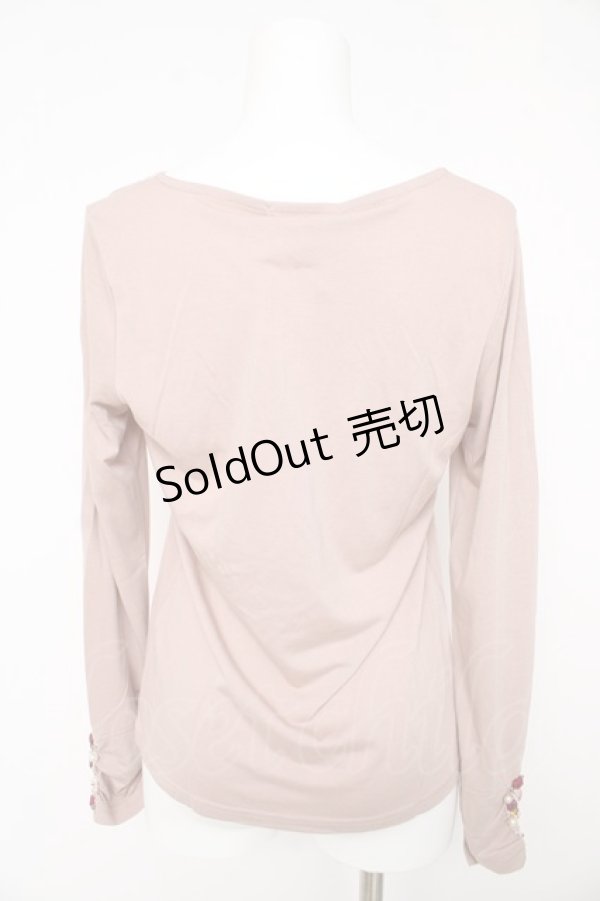 画像2: axes femme / 袖先ガーデンインナー M ピンク Y-26-02-15-060-AX-TO-IG-ZY (2)