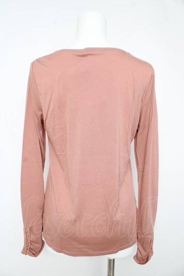 画像2: axes femme / パール使いインナープルオーバー L ピンク Y-26-02-15-065-AX-TO-IG-ZY (2)