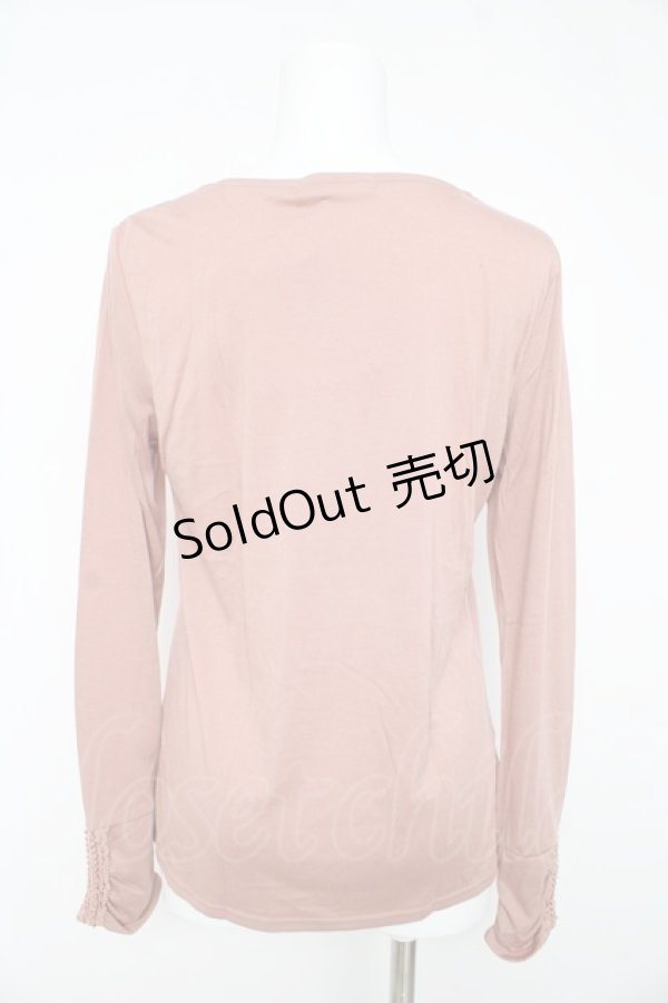 画像2: axes femme / パール使いインナープルオーバー L ピンク Y-26-02-15-065-AX-TO-IG-ZI (2)