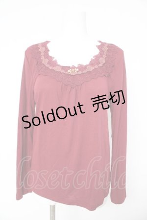 画像: axes femme / 袖口2WAYインナーPO L ワイン Y-26-02-15-069-AX-TO-IG-ZS