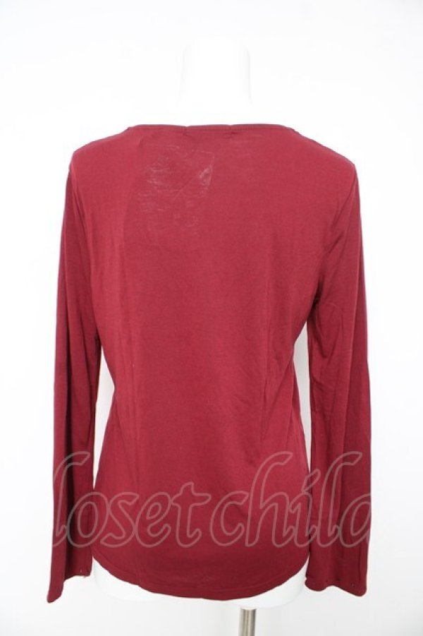 画像2: axes femme / 袖口2WAYインナーPO L ワイン Y-26-02-15-069-AX-TO-IG-ZY (2)