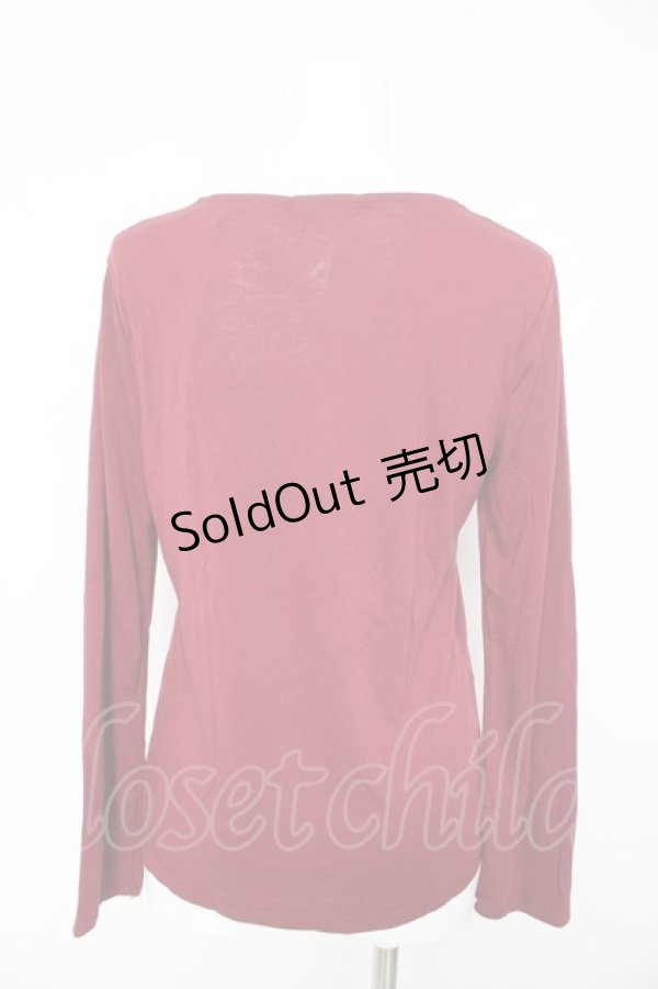 画像2: axes femme / 袖口2WAYインナーPO L ワイン Y-26-02-15-069-AX-TO-IG-ZS (2)