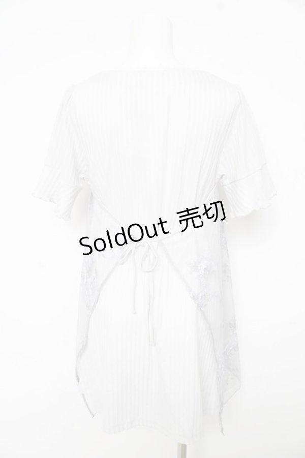 画像2: axes femme / チュール付きチュニック M グレー Y-26-02-15-079-AX-OP-IG-ZY (2)