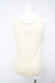 画像2: axes femme / ミニバラタンクトップ M 生成り Y-26-02-15-092-AX-TO-SZ-ZY (2)