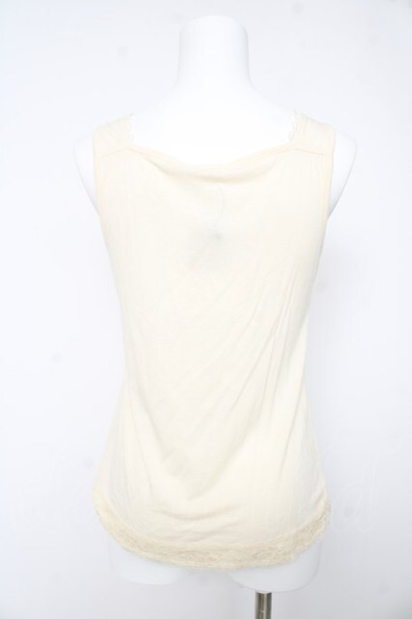 画像2: axes femme / ミニバラタンクトップ M 生成り Y-26-02-15-092-AX-TO-SZ-ZY (2)
