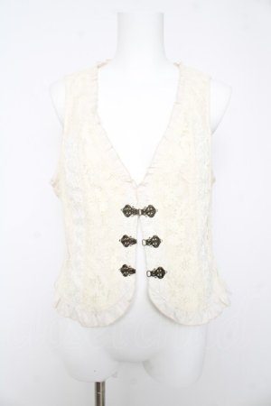 画像: axes femme / ビットデザインレースベスト M 生成り Y-26-02-15-093-AX-TO-SZ-ZY