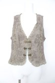 画像1: axes femme / ビットデザインレースベスト M カーキ Y-26-02-15-094-AX-TO-SZ-ZY (1)