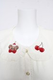 画像3: axes femme kawaii / クマパフェ刺繍ブラウス M 生成り Y-26-02-15-104-AX-BL-SZ-ZY (3)