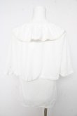 画像2: axes femme kawaii / 3段フリル姫袖ブラウス M 白 Y-26-02-15-105-AX-BL-SZ-ZY (2)