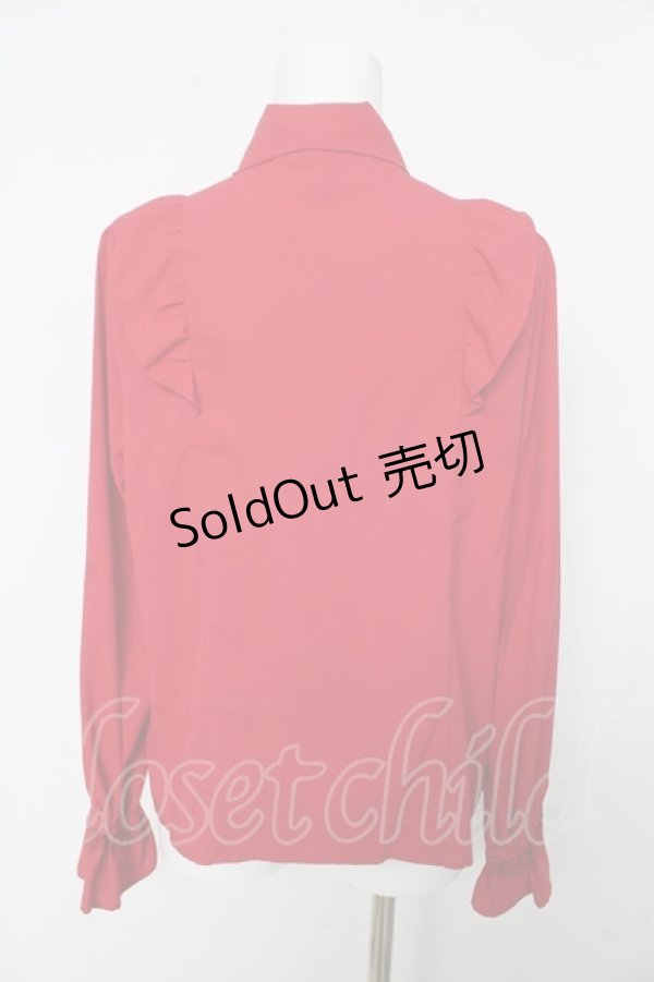 画像2: axes femme / ハローキティ刺繍ブラウス F 赤 Y-26-02-15-109-AX-BL-SZ-ZY (2)