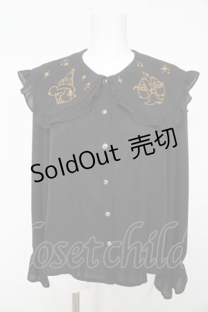 画像: axes femme kawaii / 【Disney】ファンタジア/ブラウス M 黒 Y-26-02-15-110-AX-BL-SZ-ZS