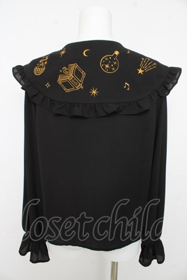 画像2: axes femme kawaii / 【Disney】ファンタジア/ブラウス M 黒 Y-26-02-15-110-AX-BL-SZ-ZY (2)