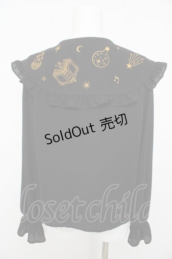 画像2: axes femme kawaii / 【Disney】ファンタジア/ブラウス M 黒 Y-26-02-15-110-AX-BL-SZ-ZS (2)