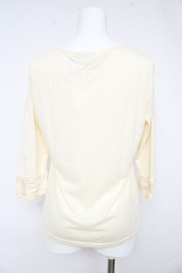 画像2: axes femme / コットンレースインナープルオーバー L アイボリー Y-26-02-15-011-AX-TO-IG-ZY (2)