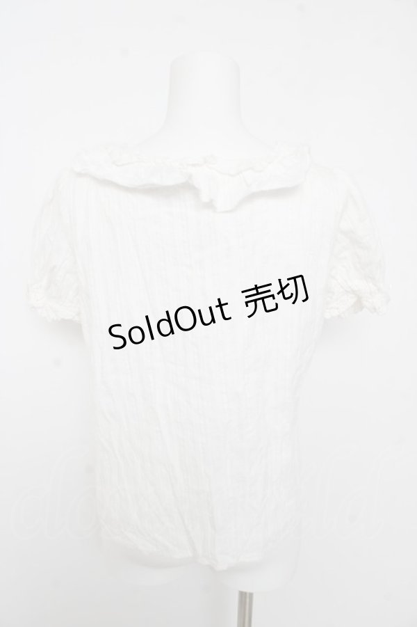 画像2: axes femme kawaii / コットンレースブラウス M 白 Y-26-02-15-118-AX-BL-SZ-ZS (2)