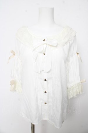 画像: axes femme kawaii / メェールプロフォーンドゥブラウス M 白 Y-26-02-15-124-AX-BL-SZ-ZY
