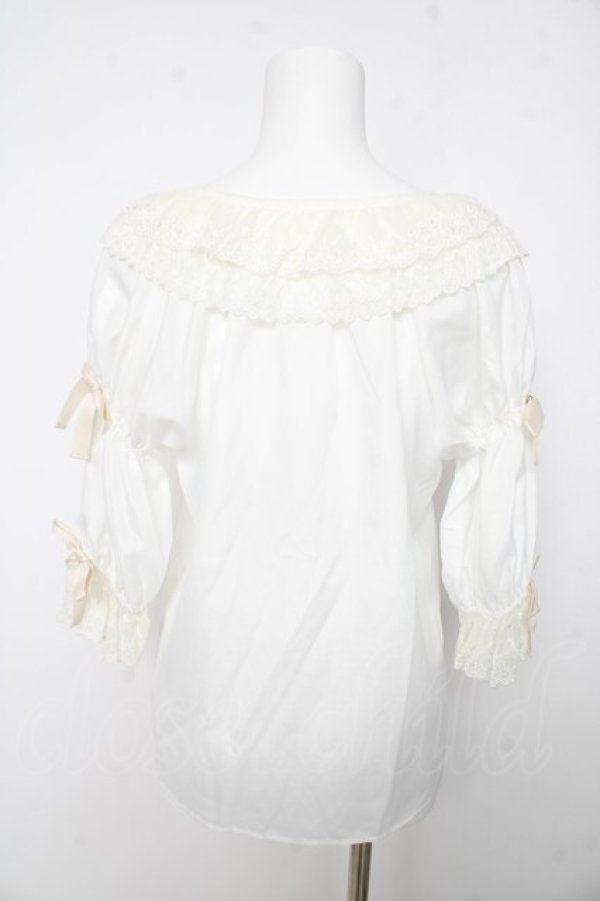 画像2: axes femme kawaii / メェールプロフォーンドゥブラウス M 白 Y-26-02-15-124-AX-BL-SZ-ZY (2)