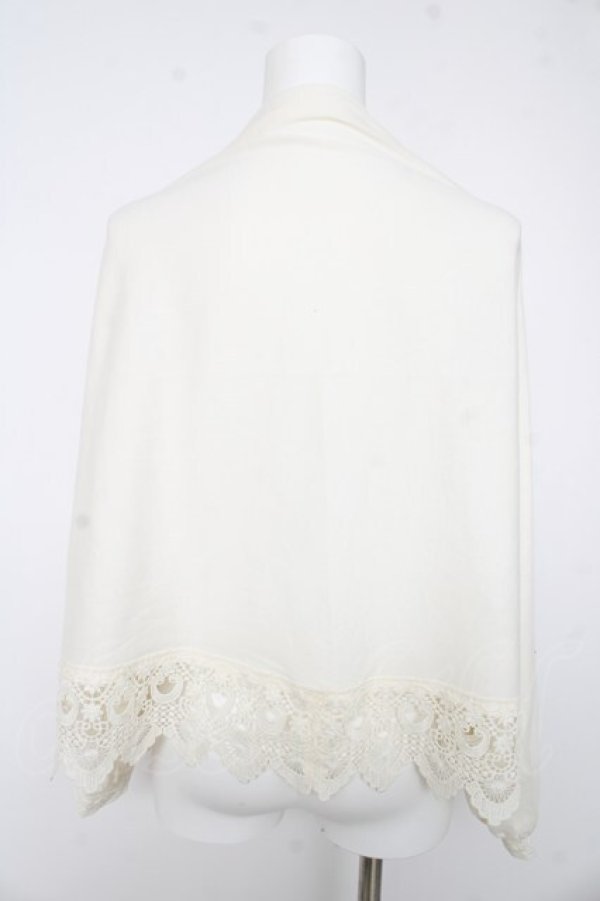 画像2: axes femme / バラ釦ＵＶカットストール  生成り Y-26-02-15-134-AX-TO-SZ-ZY (2)