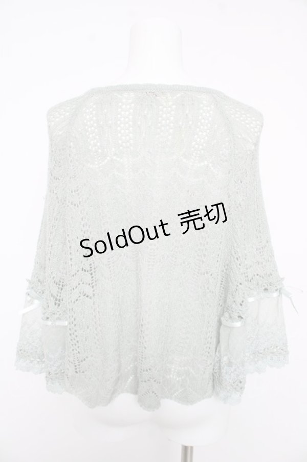 画像2: axes femme / 透かしカーディガン M ミント Y-26-02-15-143-AX-TO-SZ-ZY (2)