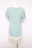 画像2: axes femme / はしごリボンレース半袖チュニック M ミント Y-26-02-15-144-AX-TO-SZ-ZY (2)