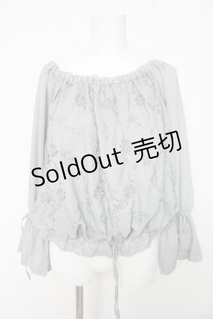 画像: axes femme / 立体レースブラウジングプルオーバー M ミント Y-26-02-15-145-AX-TO-SZ-ZS