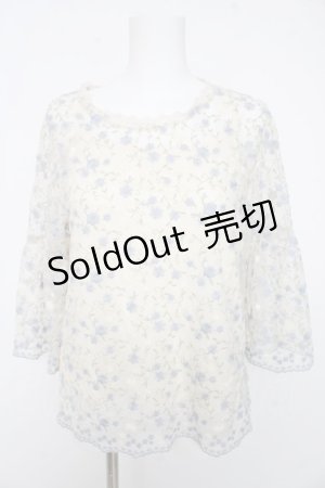 画像: axes femme / インナー付き総レーストップス  生成り Y-26-02-15-160-AX-TO-SZ-ZS