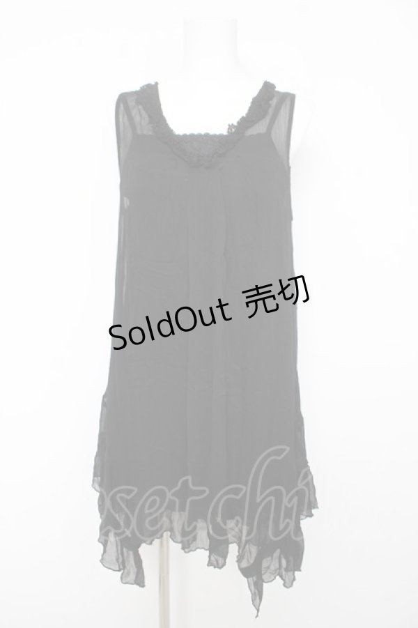 画像1: axes femme / イレヘムアンサンブルチュニ M 黒 Y-26-02-15-173-AX-OP-SZ-ZY (1)