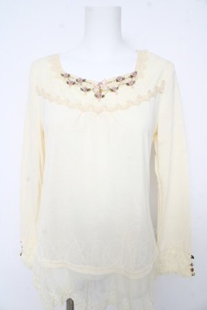 画像: axes femme / ガーデンインナープルオーバー M 生成り Y-26-02-15-019-AX-TO-IG-ZY