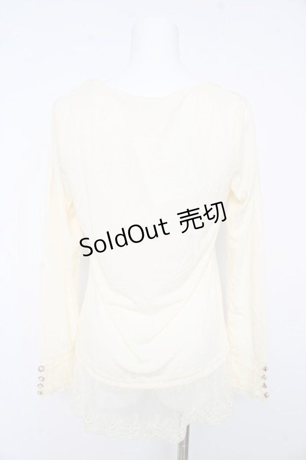 画像2: axes femme / ガーデンインナープルオーバー M 生成り Y-26-02-15-019-AX-TO-IG-ZY (2)