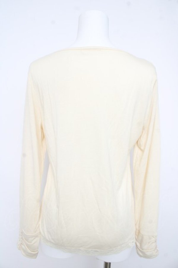 画像2: axes femme / ブレードインナープルオーバー L 生成り Y-26-02-15-004-AX-TO-IG-ZY (2)