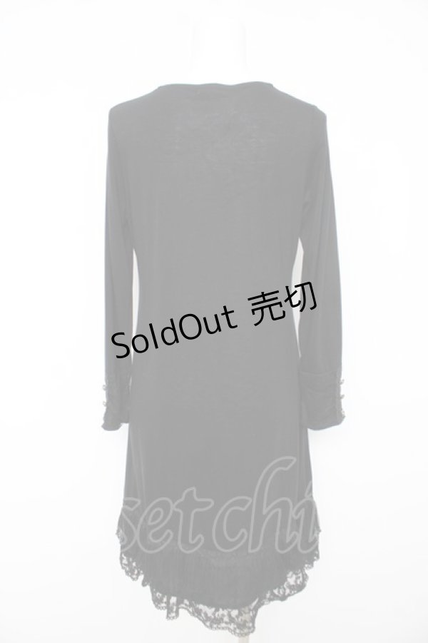 画像2: axes femme / カットソーインナーワンピ M クロ Y-26-02-15-047-AX-TO-IG-ZS (2)