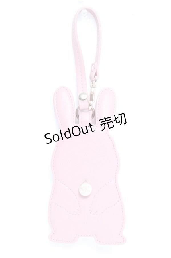 画像1: Maison de FLEUR / ラビットカードケース F ピンク Y-26-02-17-001-LO-ZA-SZ-ZY (1)