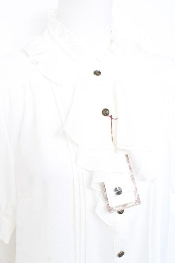 画像3: Amavel / Steampunk Gearブラウス F 白 Y-26-02-17-028-CA-BL-SZ-ZY (3)