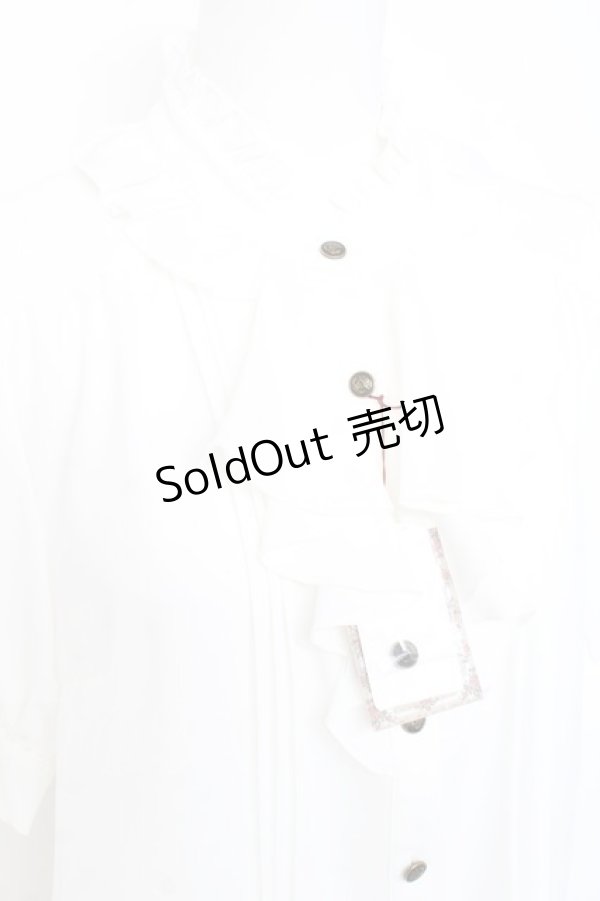 画像3: Amavel / Steampunk Gearブラウス F 白 Y-26-02-17-028-CA-BL-SZ-ZI (3)