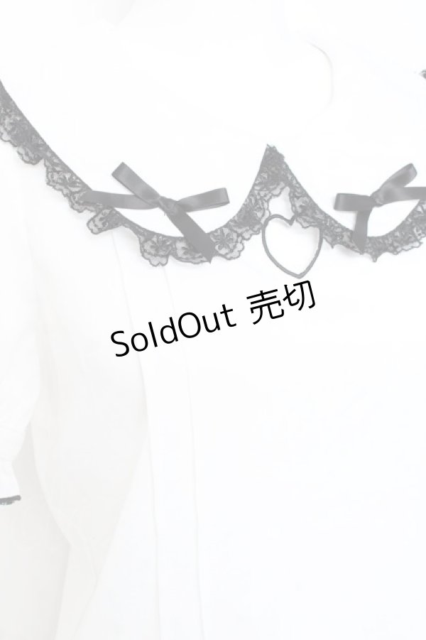 画像3: MA*RS / 襟リボンブラウス  白 Y-26-02-17-033-EL-BL-SZ-ZY (3)