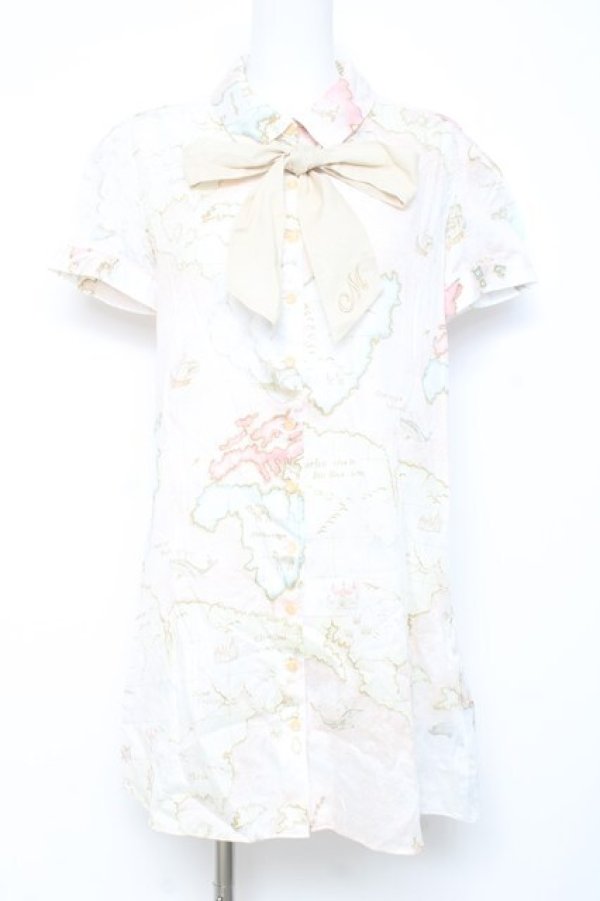 画像1: MILK / MILKクルーズロングシャツ  エーゲ海ピンク Y-26-02-17-034-ML-OP-SZ-ZY (1)